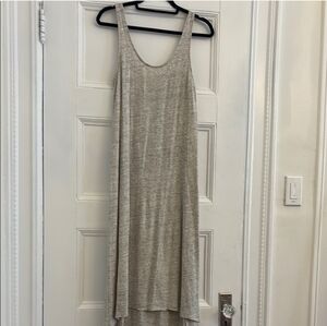 Calypso St Barth Gray Linen High - Low Small